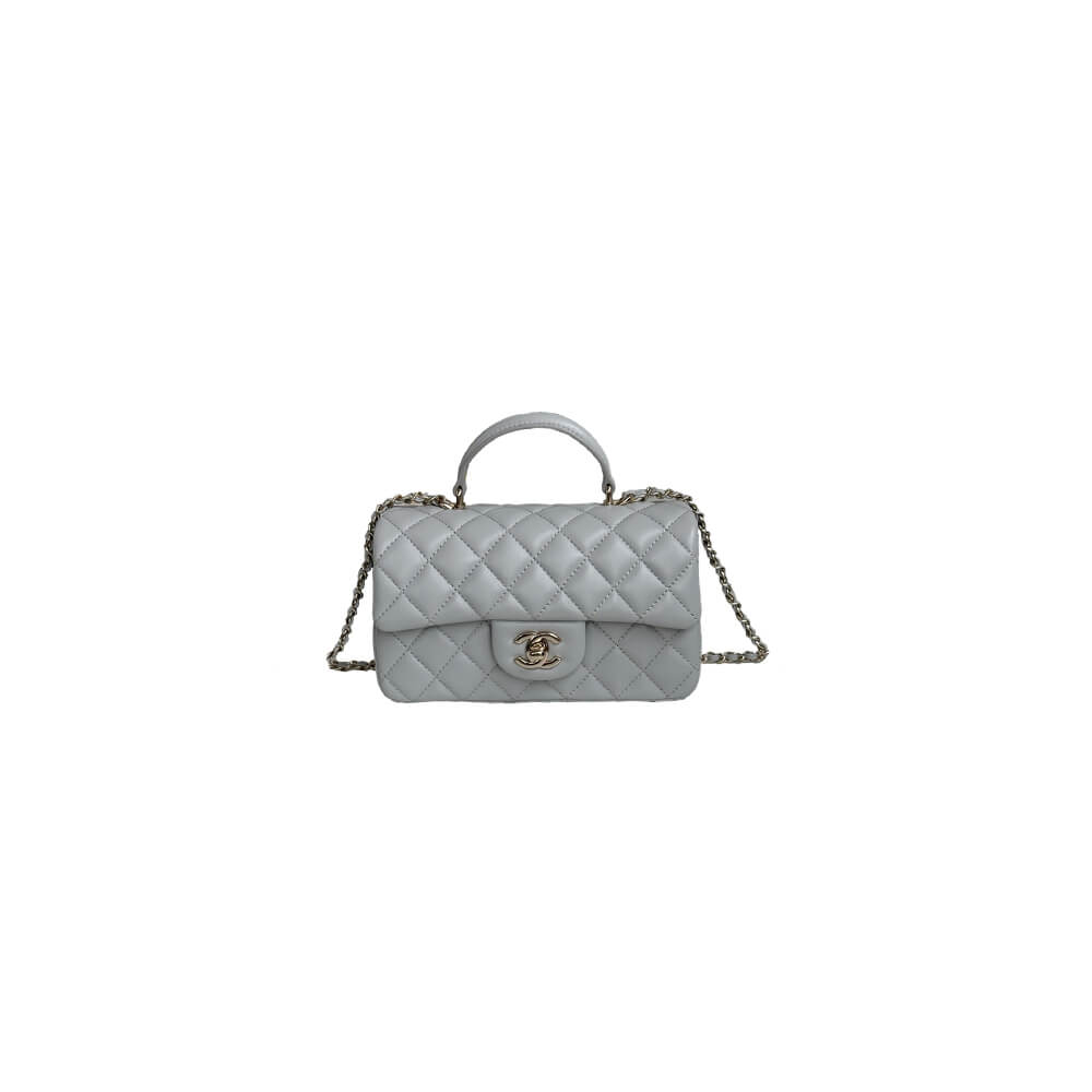 CHANEL Mini Classic Handbag With Top Handle